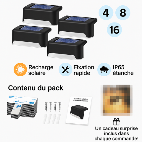Lampe LED Solaire Extérieures